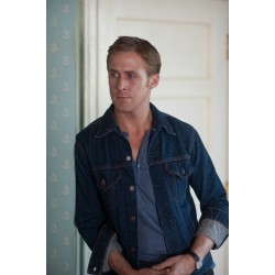 Ryan Gosling Drive Blue Denim Trucker Jacket
